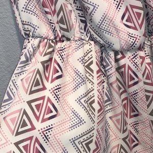 Pink and purple romper